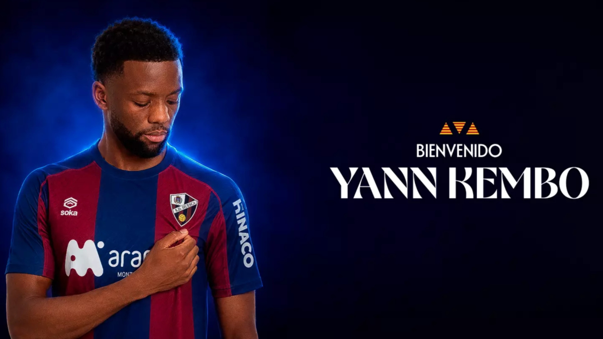 El Huesca alcanza los 18 fichajes con la cesión de Yann Kembo del Sporting de Gijón