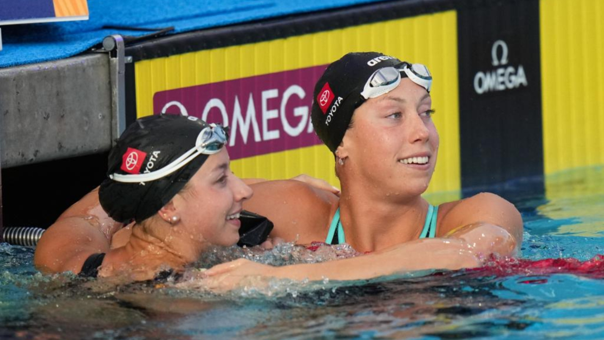 Nuotatori statunitensi battono il record del mondo nel 4x100 misti a Irvine