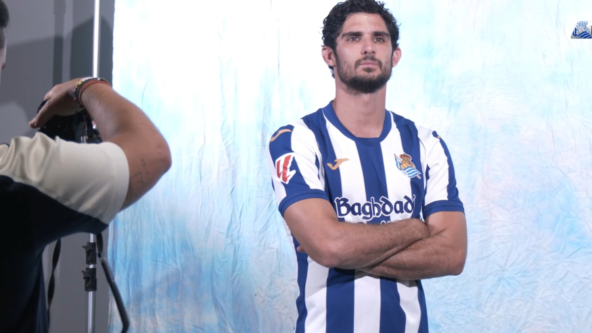 Guedes 'reaparece' en las fotos para LaLiga