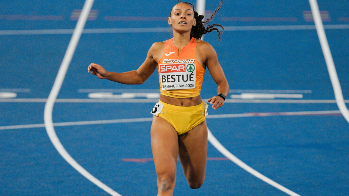 Atleta spagnola Jaël Bestué si pone settima nei 200 metri al Europeo di Birmingham, dopo un’ottima performance