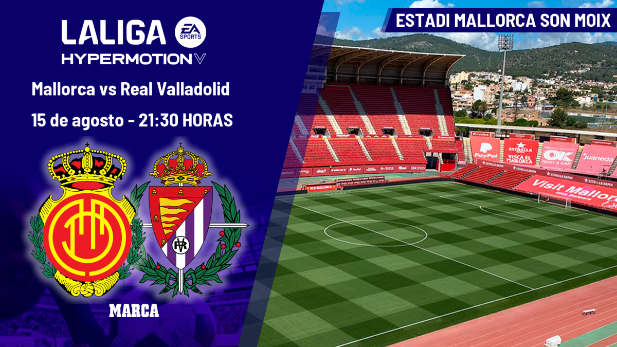 Mallorca y Real Valladolid se enfrentan en LaLiga Hypermotion: horario y dónde ver