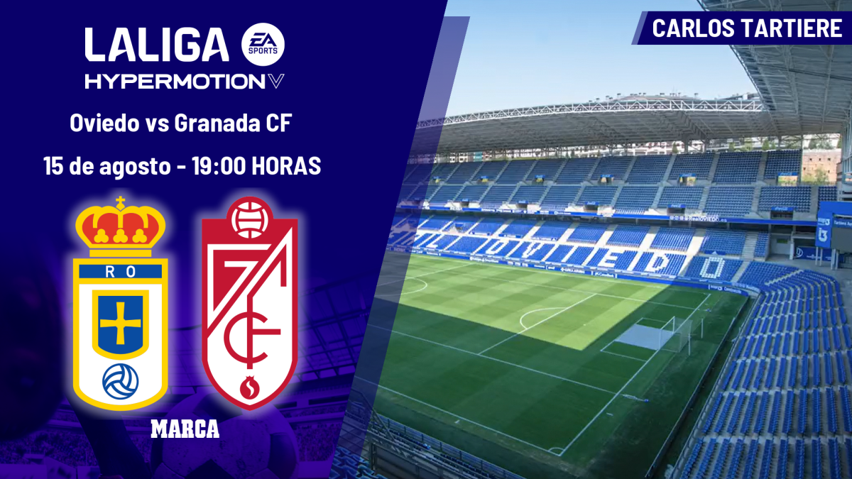 Oviedo y Granada se enfrentan en LaLiga Hypermotion: horario y dónde ver el partido en TV