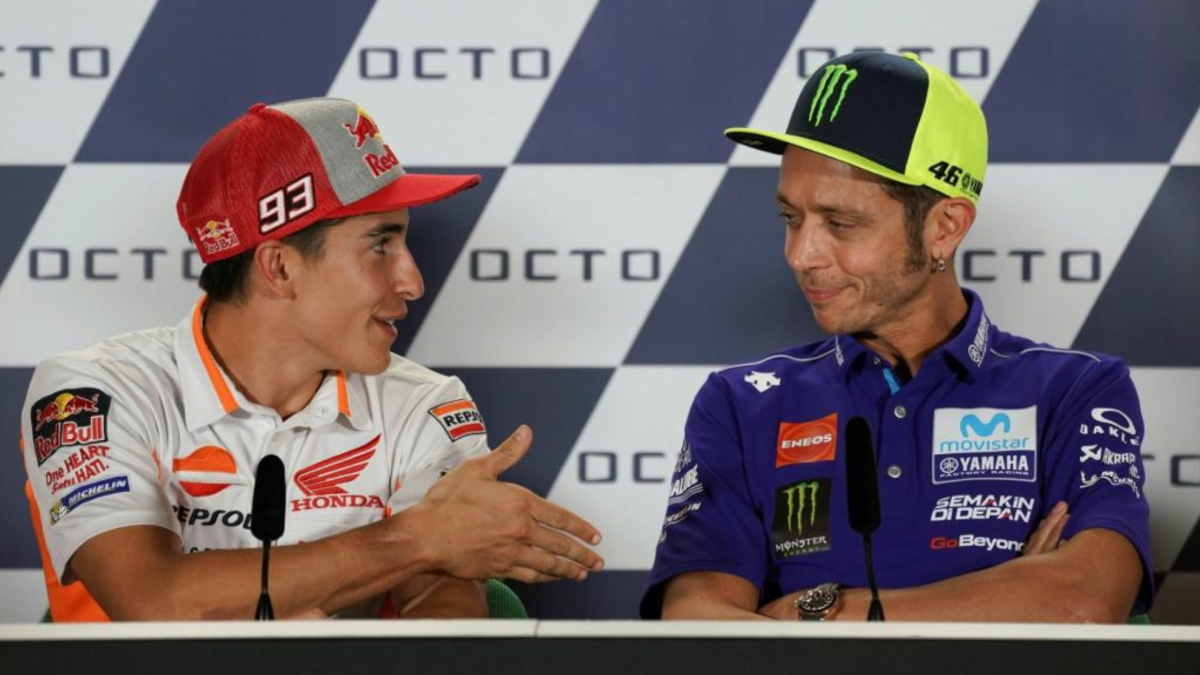 Marc Márquez, tajante sobre una reconciliación con Valentino Rossi