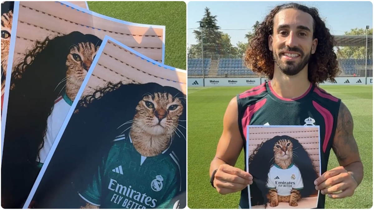 Marc Cucurella sceglie un meme per il suo debutto al Real Madrid, con un'idea umoristica del club
