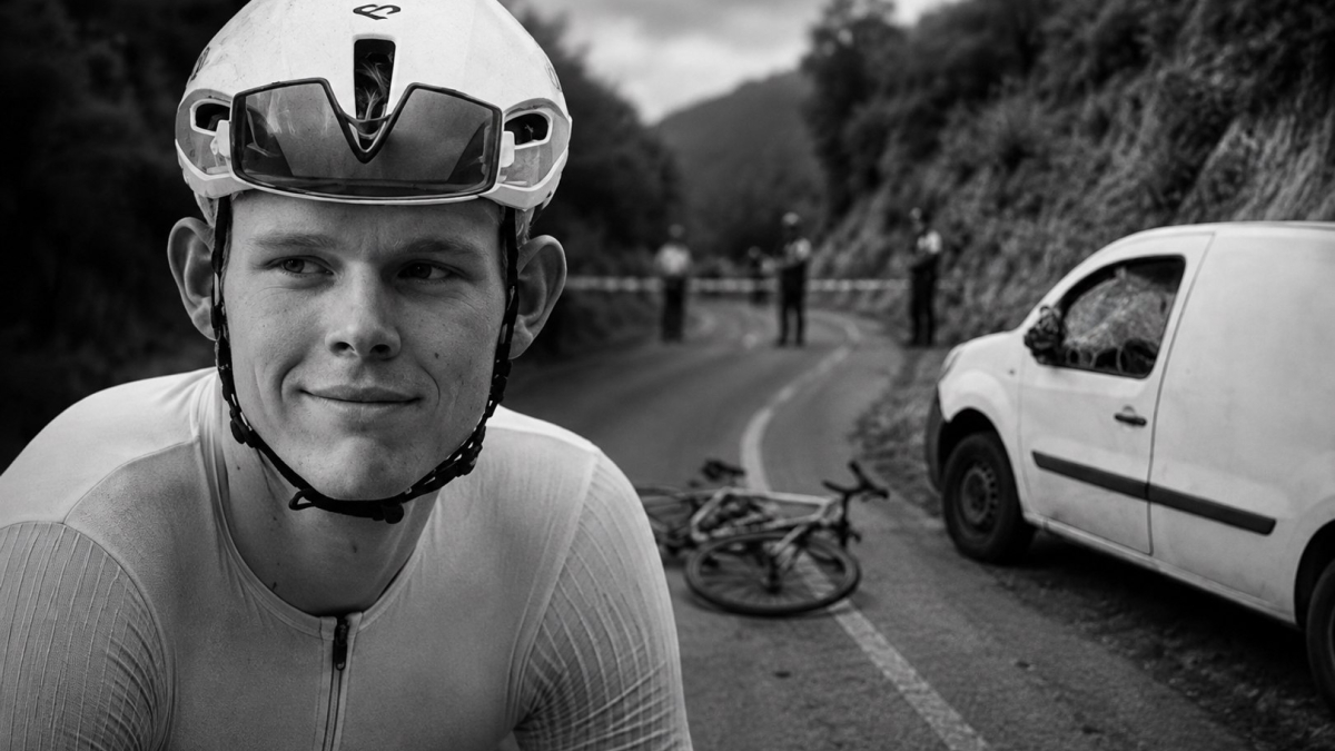 Un ciclista britannico di 19 anni muore in un incidente durante la Vuelta a Portugal, la strada è piena di segni del sinistro