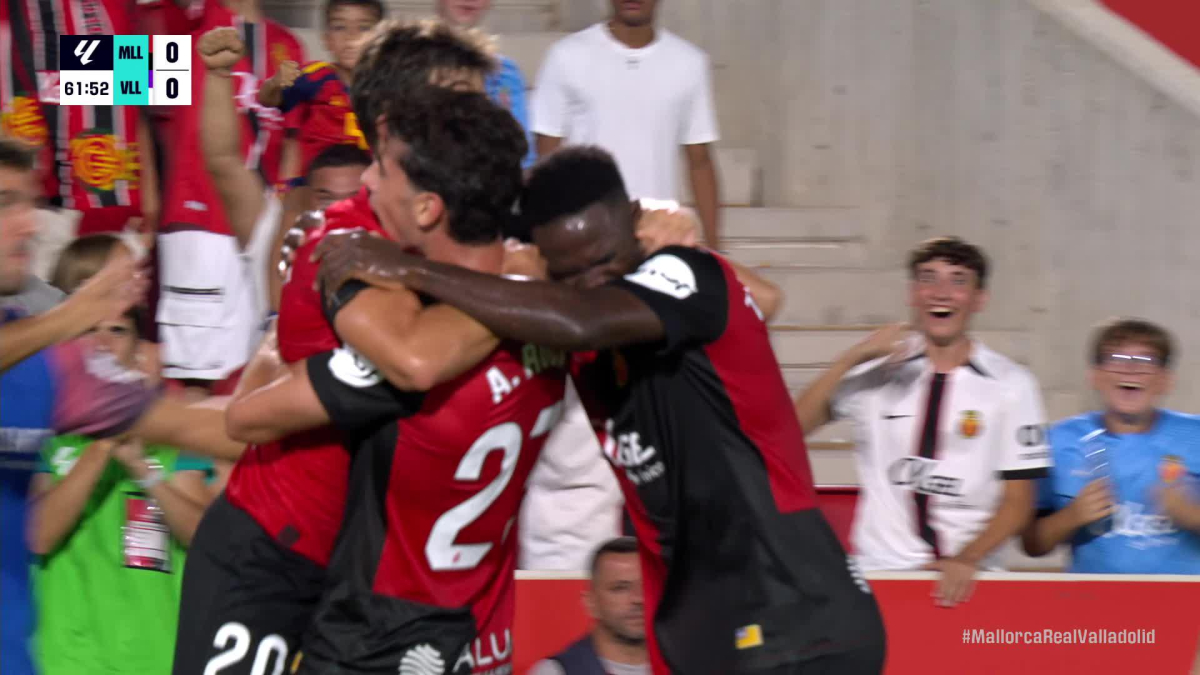 El Mallorca se trabaja una victoria de mérito ante un serio Pucela