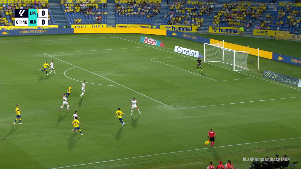 La UD Las Palmas rompe su maleficio inicial en la liga con un emocionante triunfo sobre el Albacete