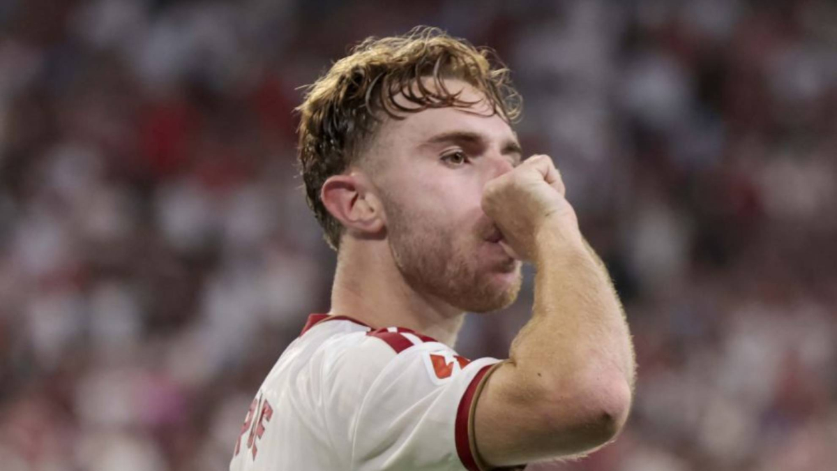 Gol de Peque (p.) (2-1) en el Sevilla 2-1 Rayo Vallecano