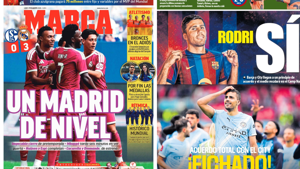 Así vienen las portadas del día