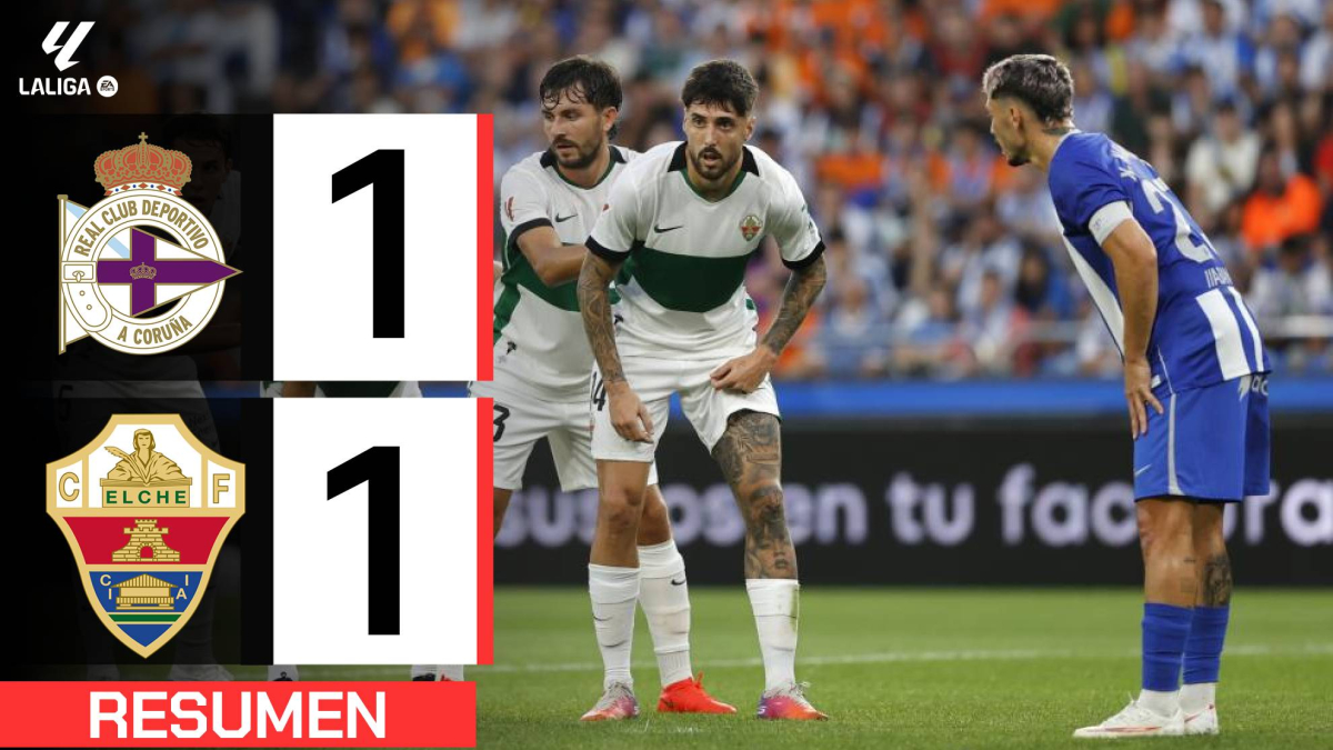 Deportivo 1-1 Elche | Resumen LaLiga