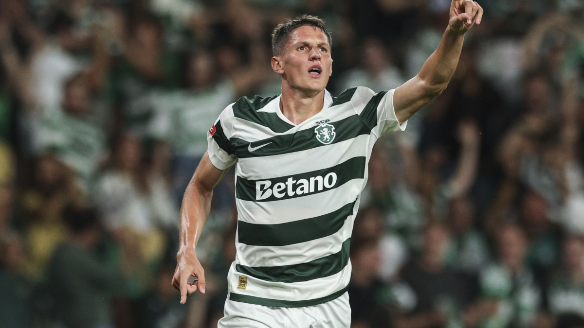 Sergi Altimira gioca con il Sporting CP, segna il primo gol e si distingue in campo