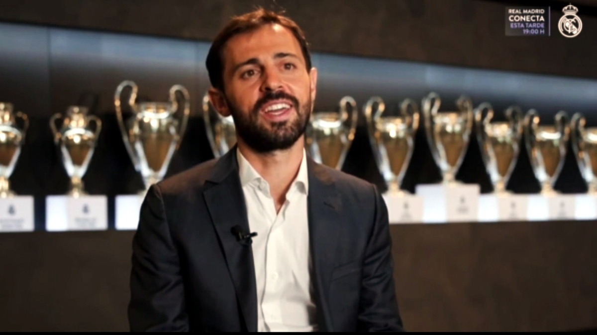 Bernardo Silva si presenta al Real Madrid in un evento chiuso, commentando la sua esperienza