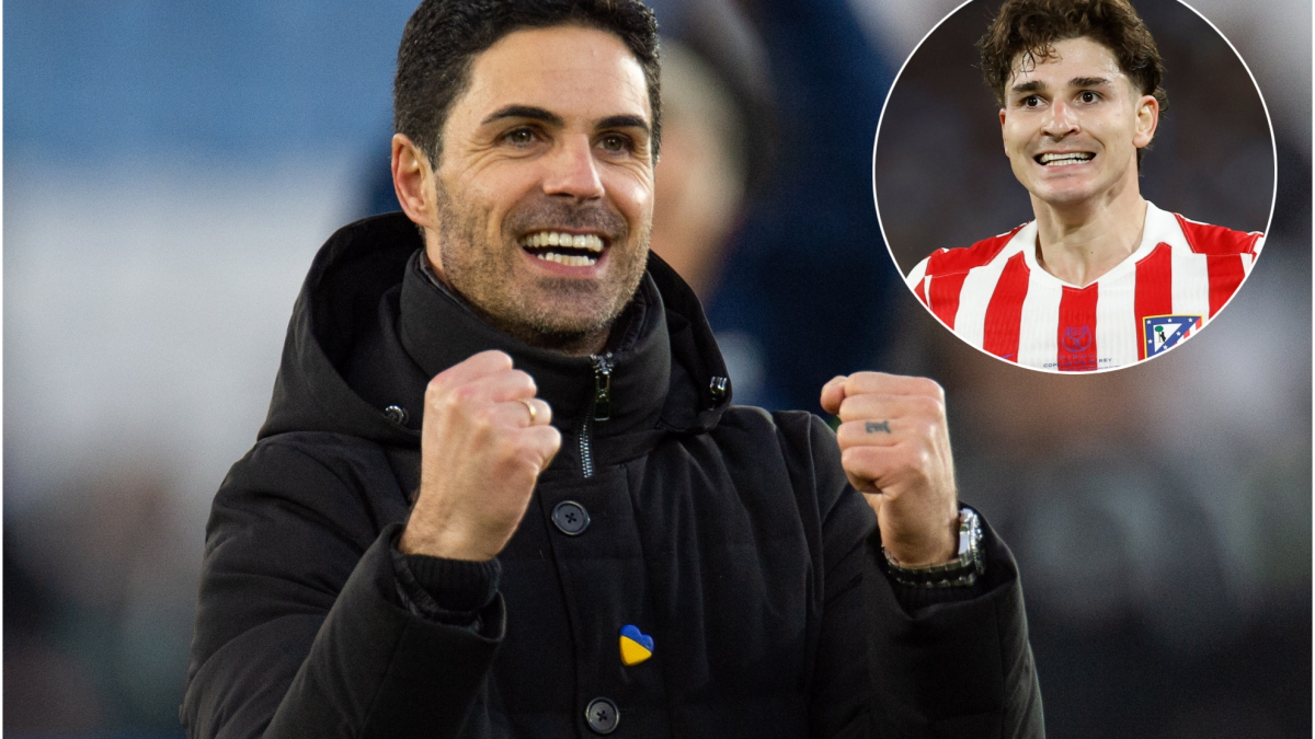 Mikel Arteta e Julián Alvarez, il sogno dell'Arsenal nel mercato
