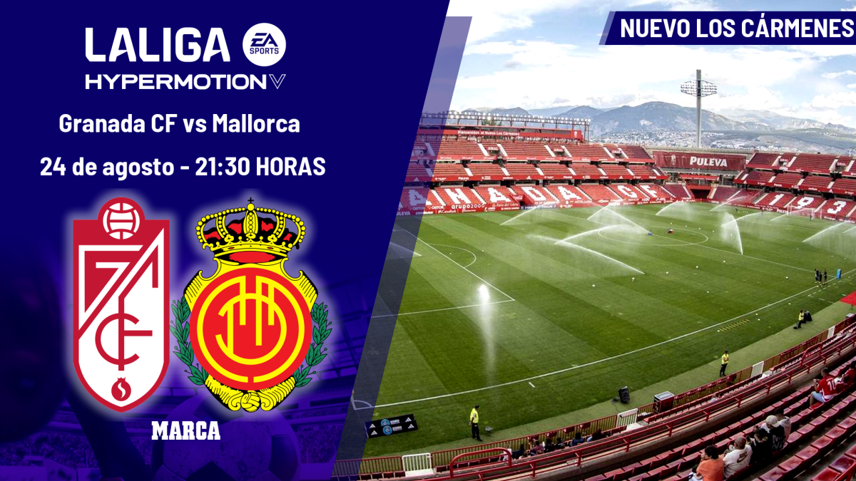 Granada - Mallorca: horario, dónde ver en TV y canal del partido de LaLiga Hypermotion