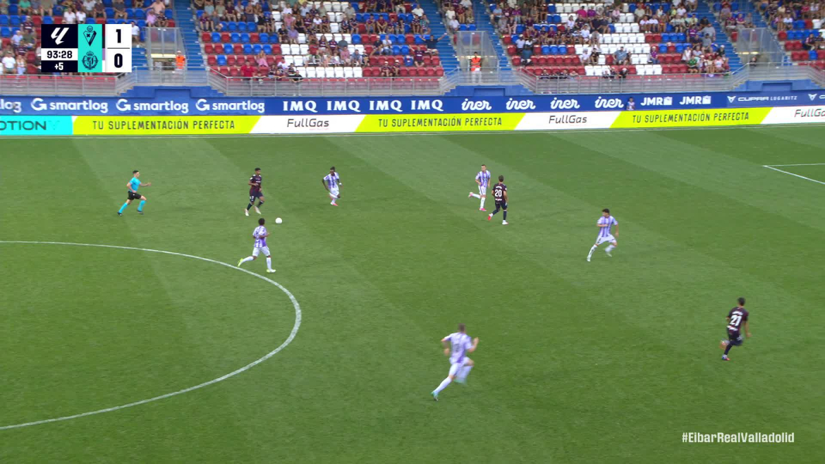 Eibar vince contro Valladolid in un match di Segunda División, con un gol di Álvaro Rodríguez