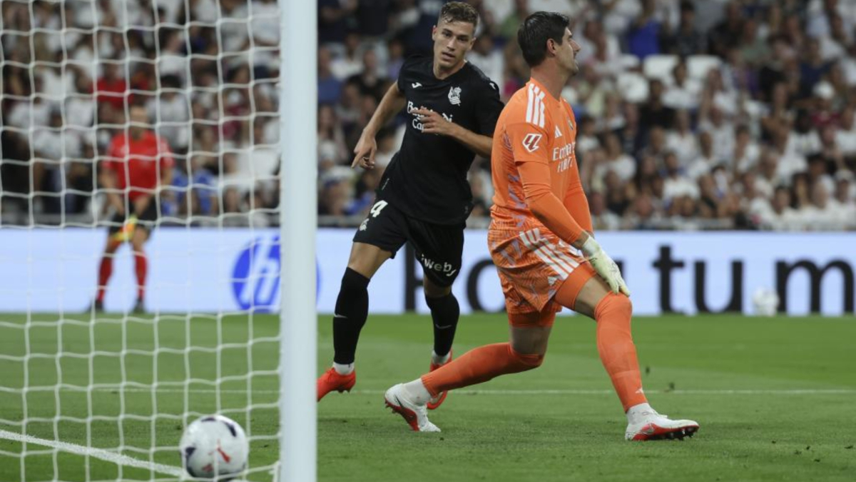 Gol de Sucic (1-1) en el Real Madrid 4-1 Real Sociedad