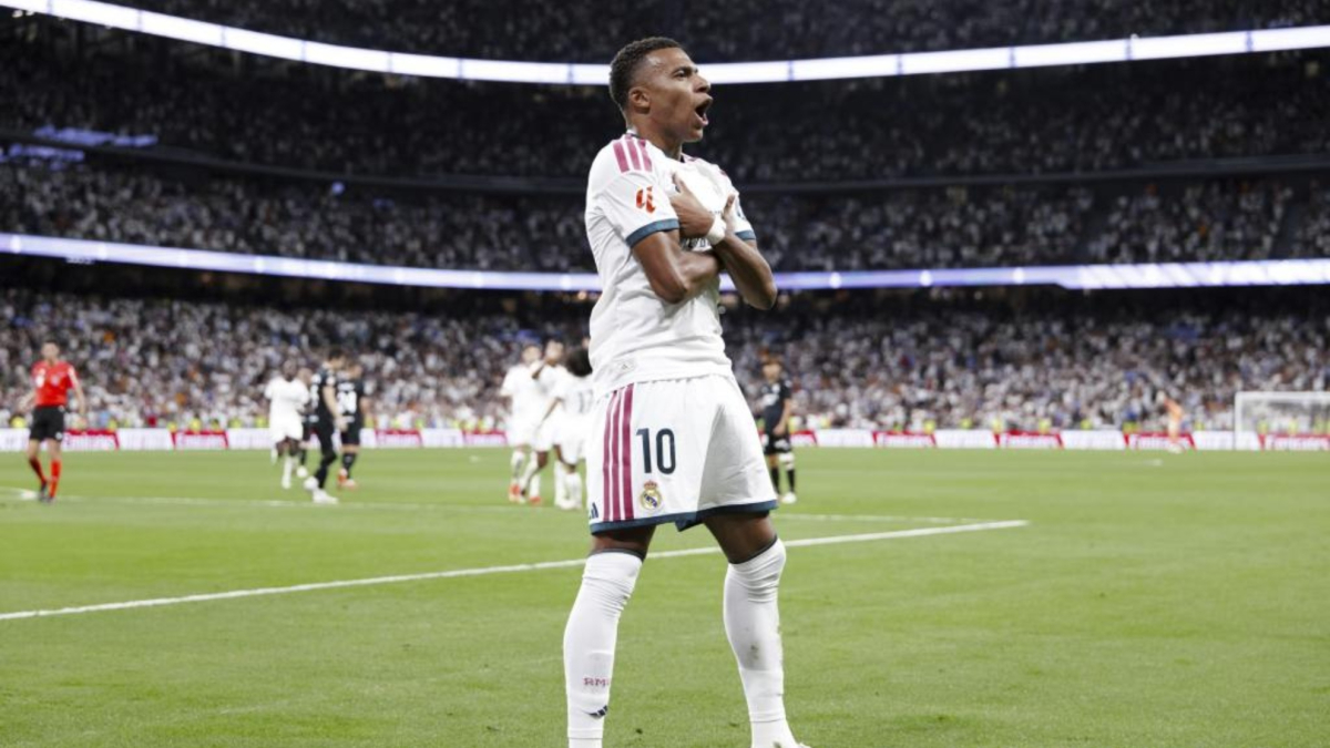 Gol de Mbappé (4-1) en el Real Madrid 4-1 Real Sociedad