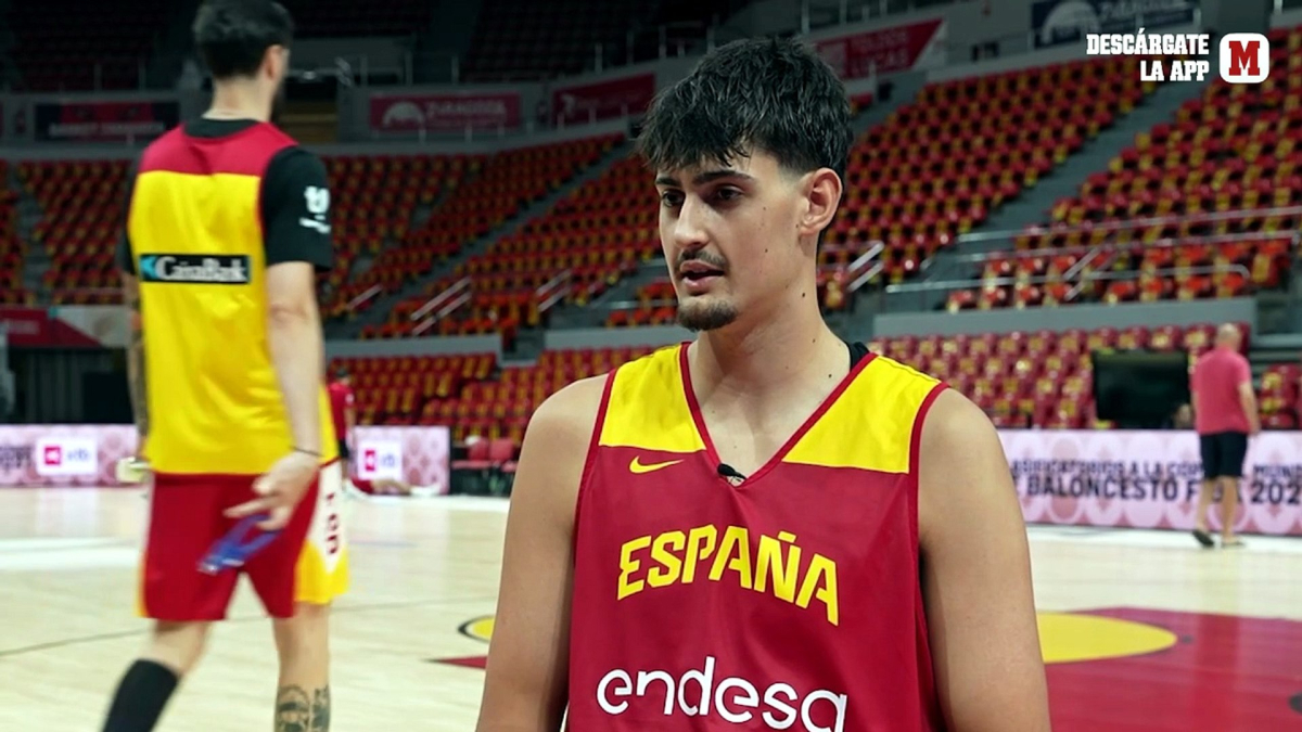Aday Mara, el gigante de 2,21 que debuta con España: «Emociona un montón»