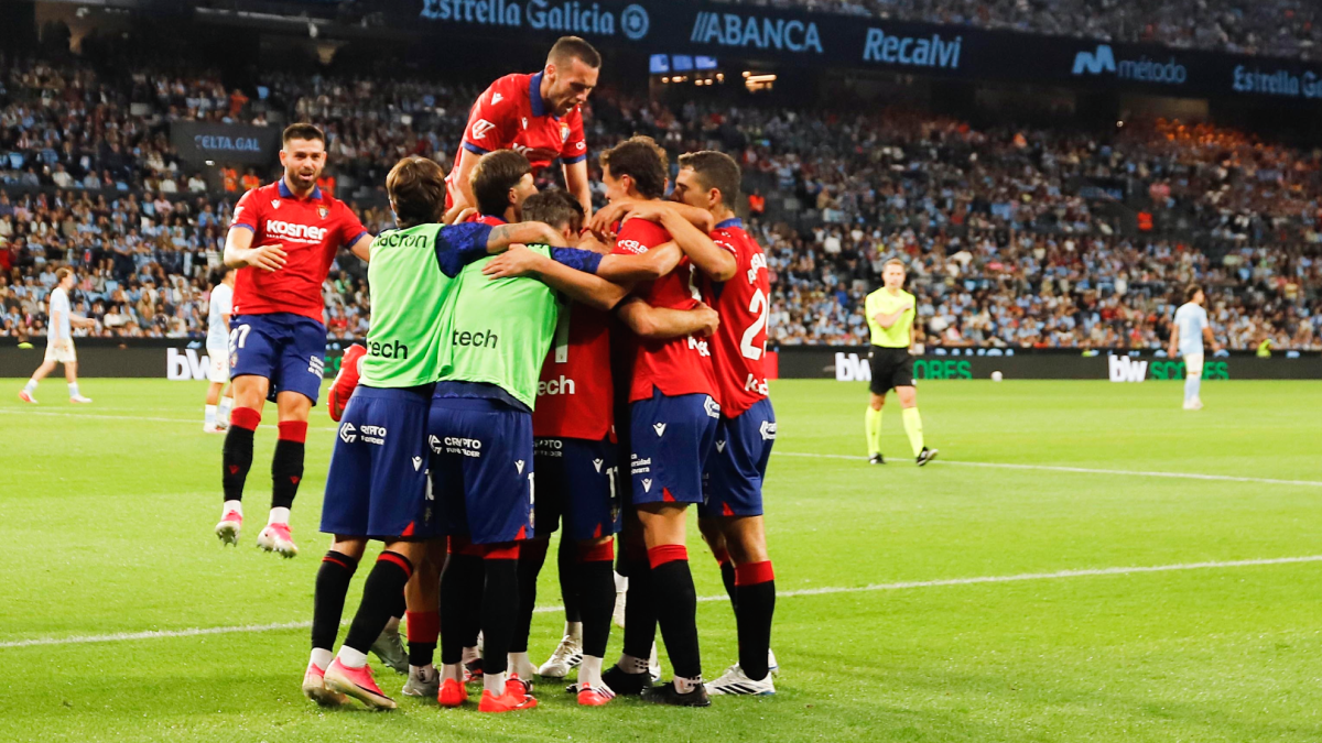 Gol de Kike Barja (1-1) en el Celta 1-2 Osasuna