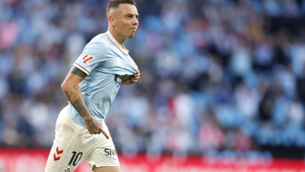 Aspas comienza su despedida con gol pero sin puntos