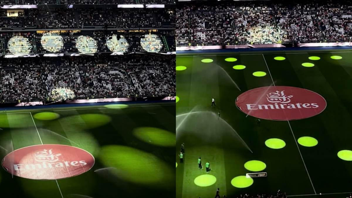 El nuevo espectáculo de luces del Santiago Bernabéu