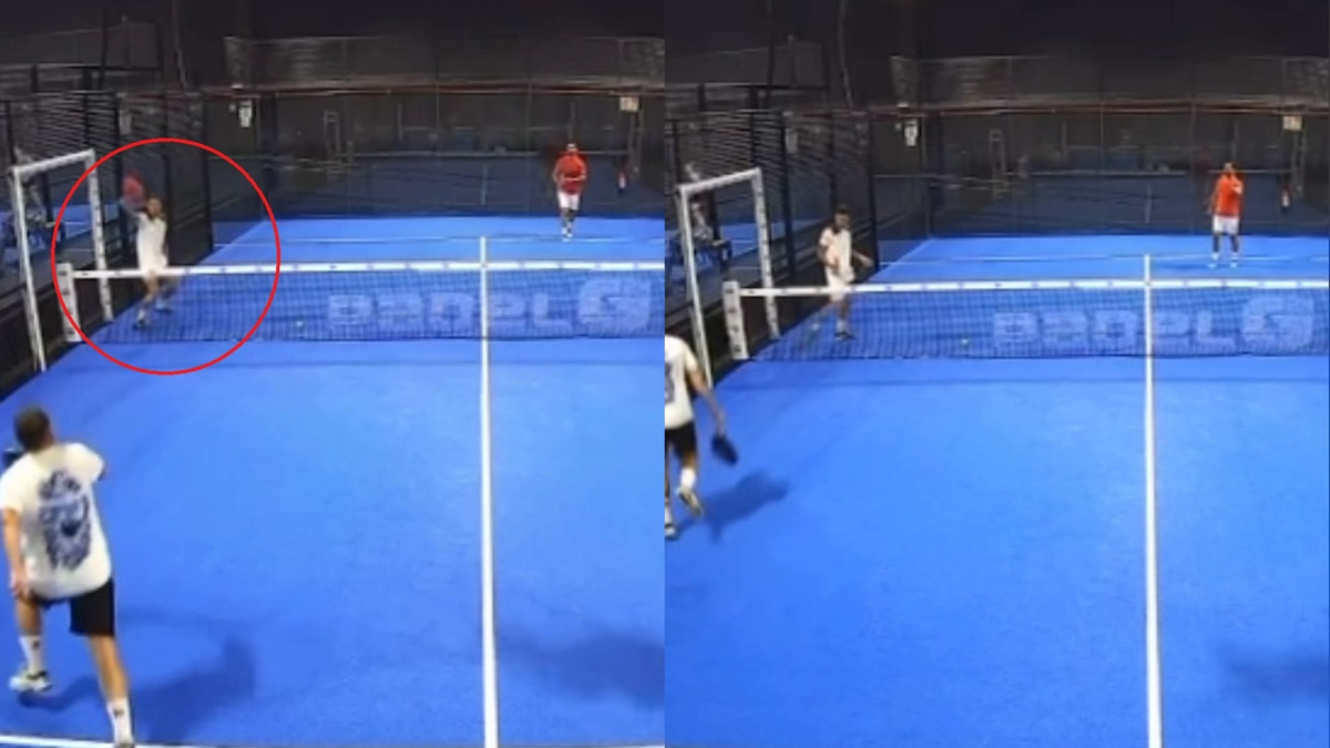 Dani Ceballos mostra un gesto tecnico eccezionale nel pádel mentre gioca senza squadra