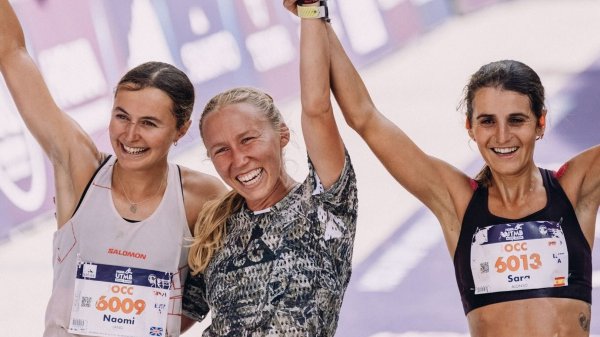 Sara Alonso y Miguel Benítez suben al podio en el Ultra Trail del Mont Blanc
