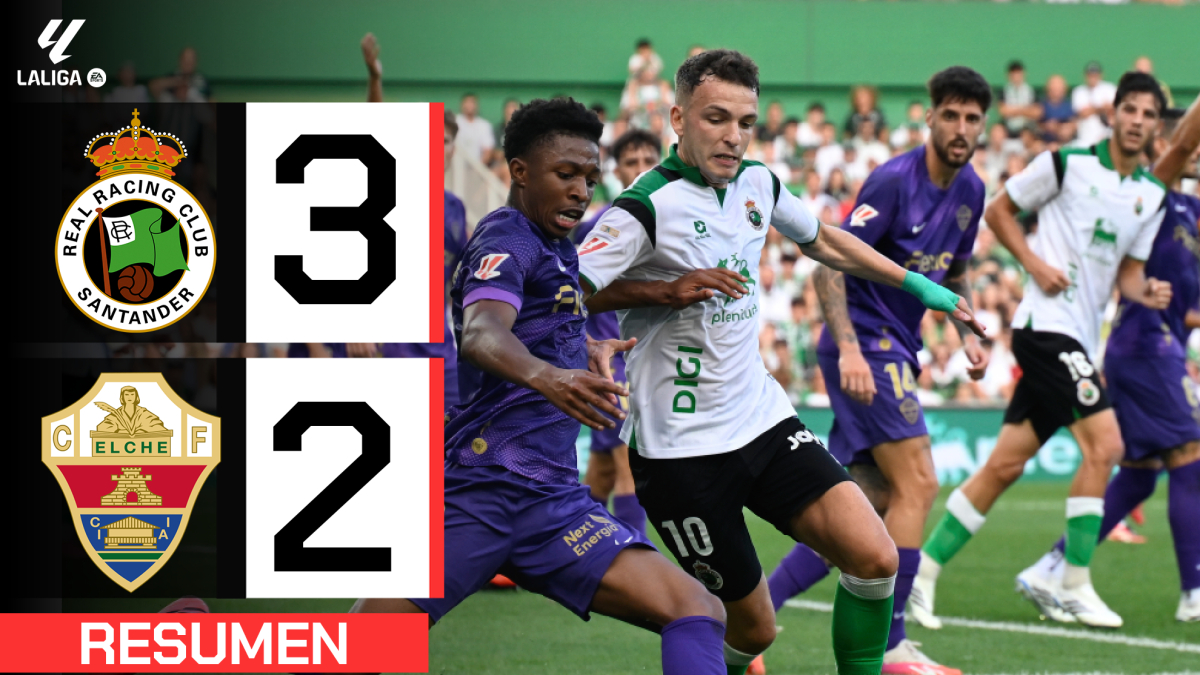 Racing de Santander 3-2 Elche CF| Resumen LaLiga