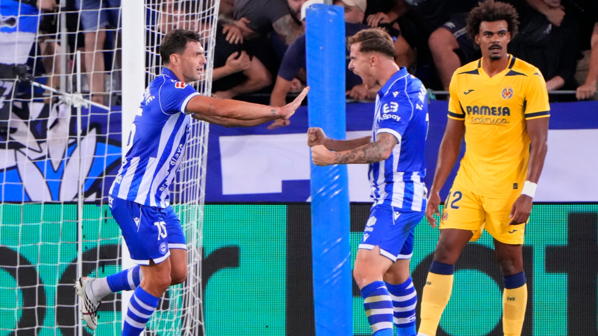 Gol de Lucas Boyé (1-0) en Alavés 1-0 Villarreal