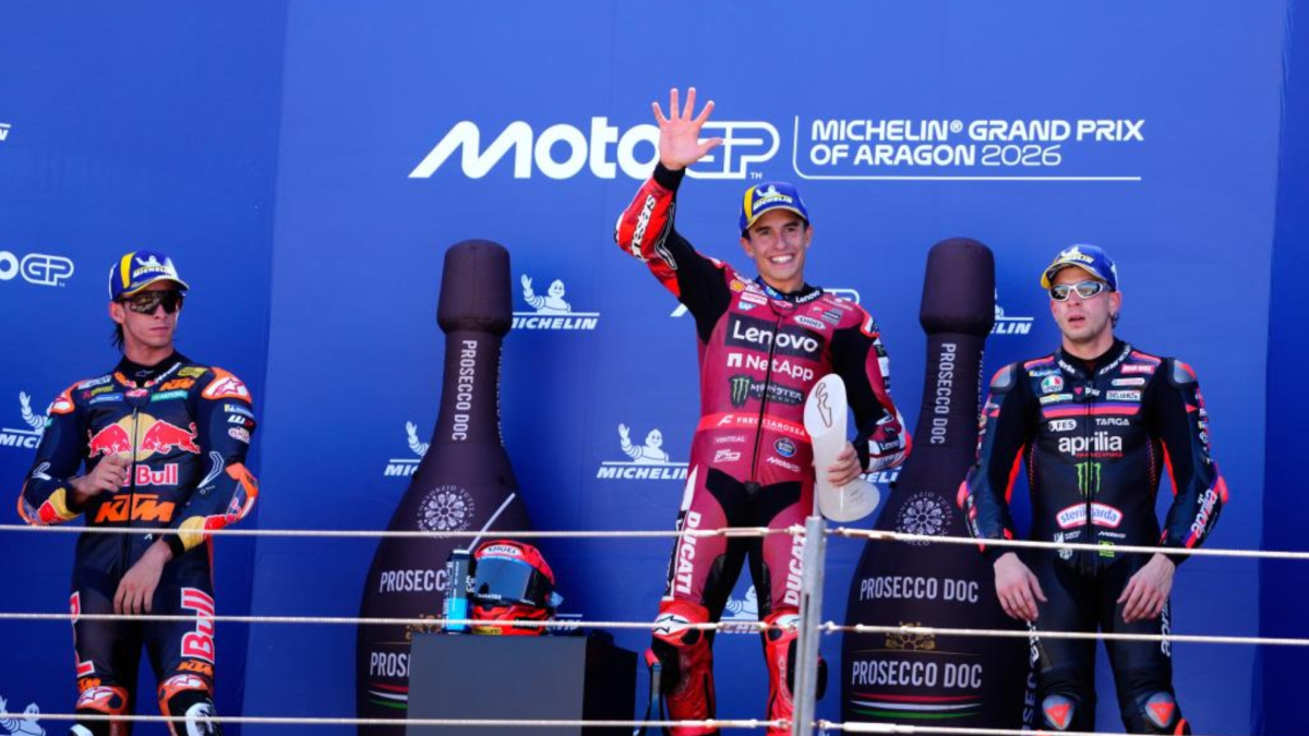 Álex Márquez, cuarto en Aragón y defensor de su hermano