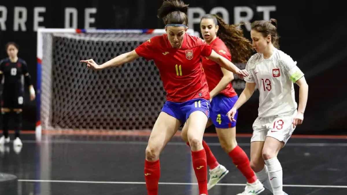 España - Polonia: horario y dónde ver hoy en TV el partido amistoso de la Selección Femenina de fútbol sala