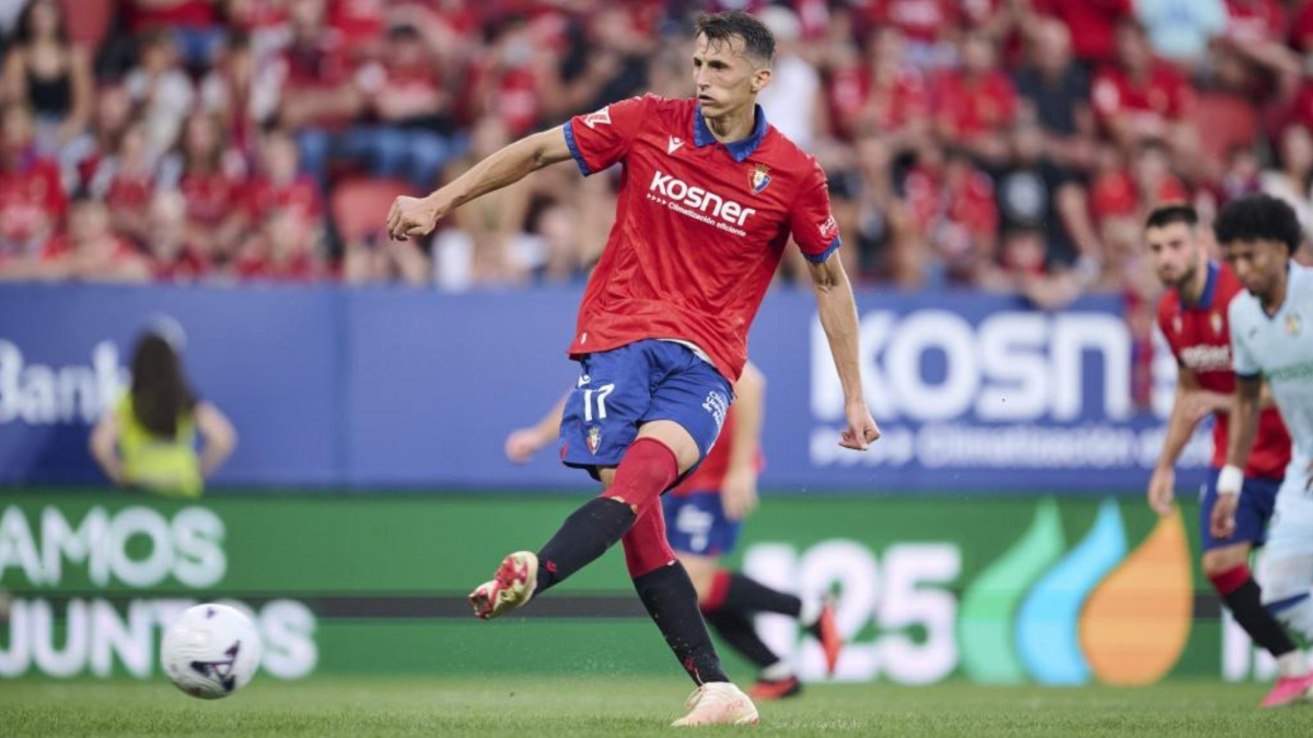 Gol de Budimir (p.) (1-0) en el Osasuna 1-0 Getafe