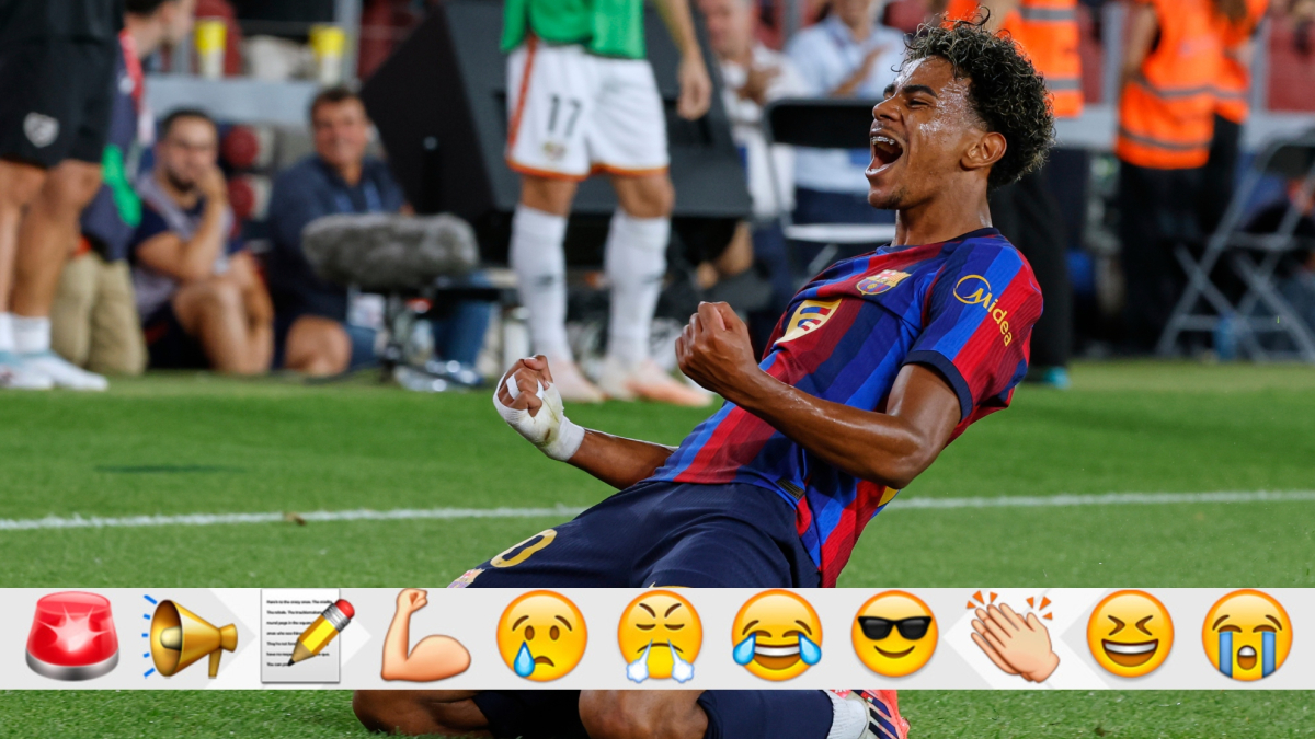 Lamine ya se lo pasa en grande