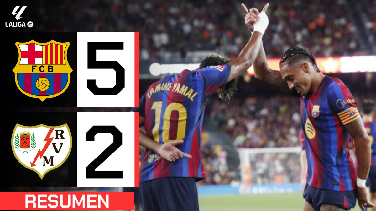 FC Barcelona 5-2 Rayo Vallecano | Resumen LaLiga
