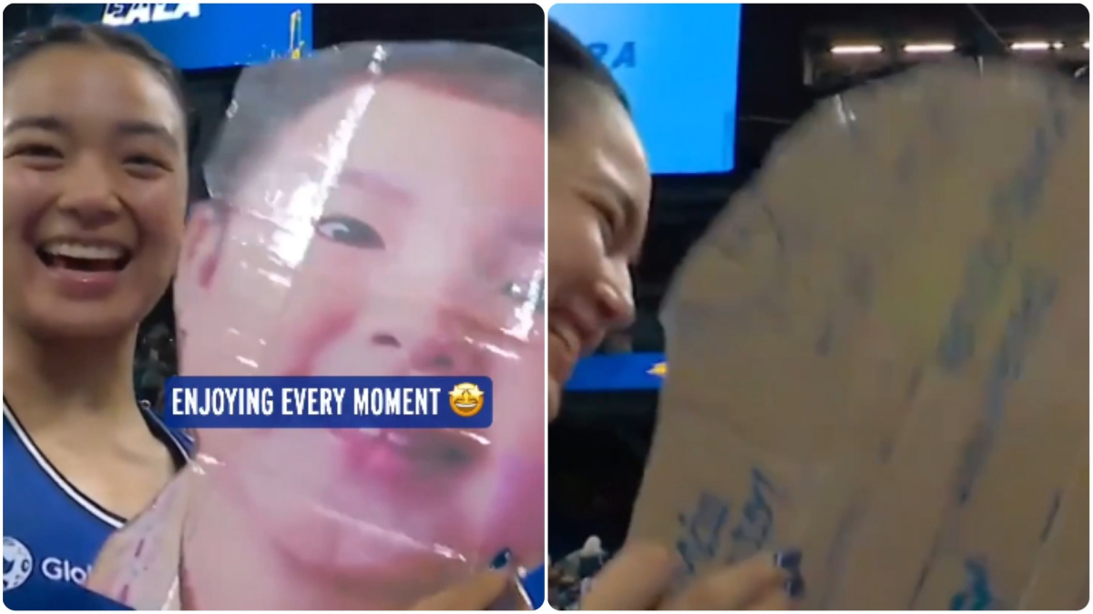 Una fan filippina regala a Alexandra Eala un ritratto di bambina durante il suo debutto al US Open