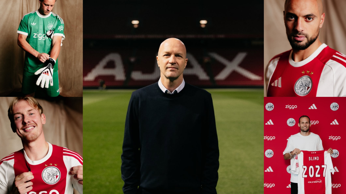 Squadra dell'Ajax con giocatori acquisiti, strategia di acquisto, calcio, Amsterdam