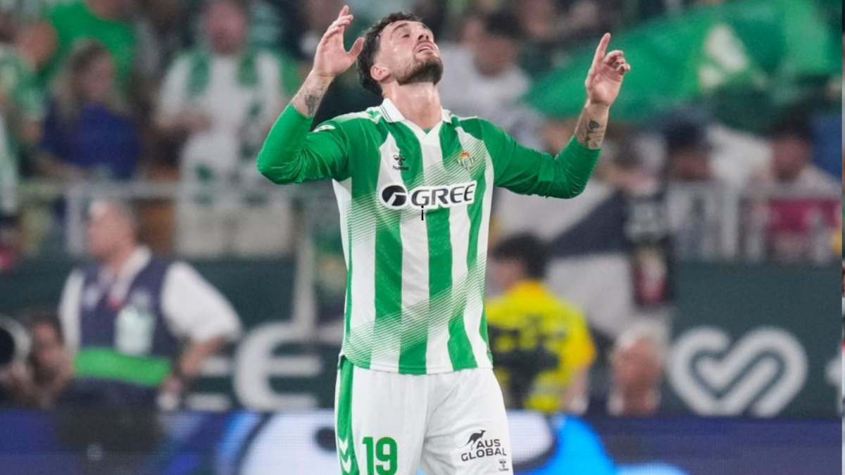Gol de Parrott (1-0) en el Betis 1-0 Real Madrid