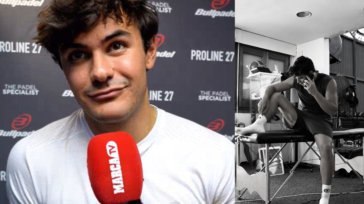 Pablo Cardona, in un momento complesso, parla del suo recupero e del ritorno al padel dopo un infortunio alla gamba