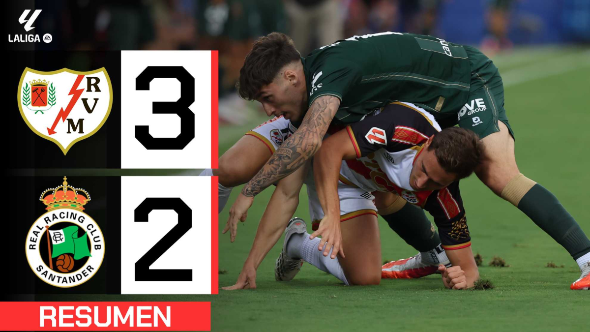 Rayo 3-2 Racing de Santander I Resumen LaLiga EA Sports
