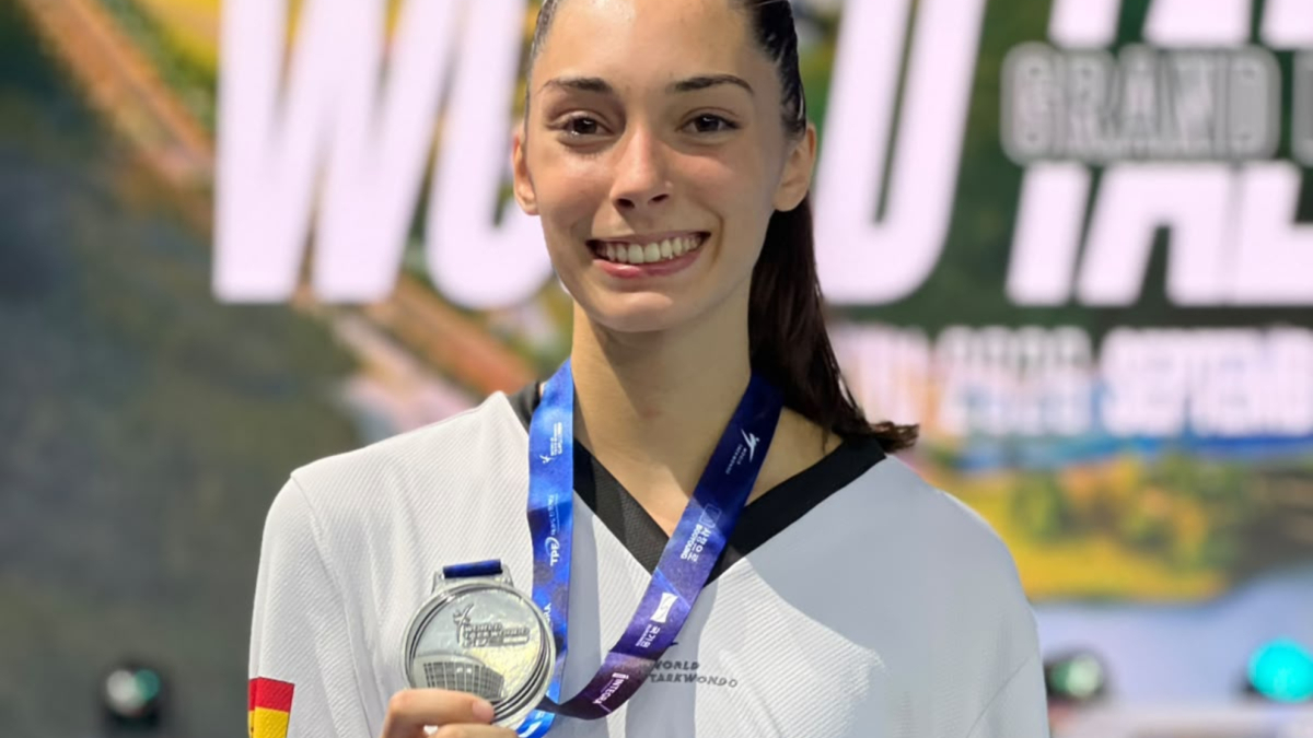 Lena Moreno in azione durante il Grand Prix di Muju, in competizione contro atlete di alto livello