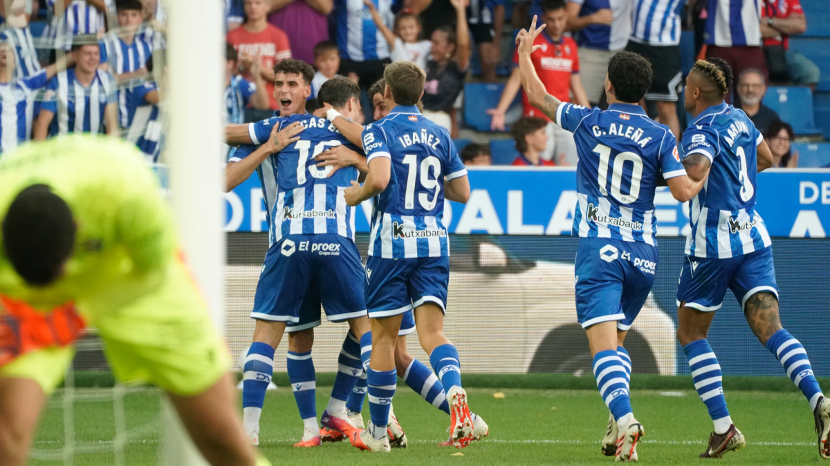 Gol de Lucas Boyé (4-2) en el Deportivo Alavés 5-2 Osasuna