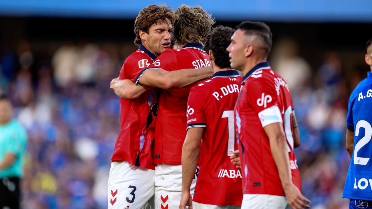 Gol de Carl Starfelt (1-0) en el Getafe 1-1 Celta
