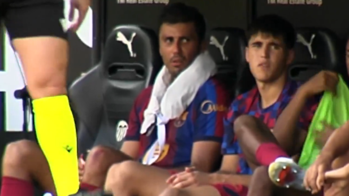 Rodri, en el banquillo de Mestalla: «Son muy flojos… malísimos»