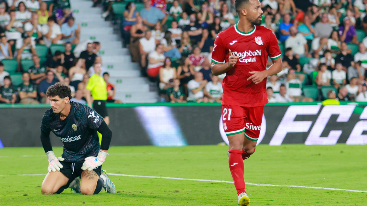 Gol de Y. Herrera (0-2) en el Elche 2-3 Real Sociedad