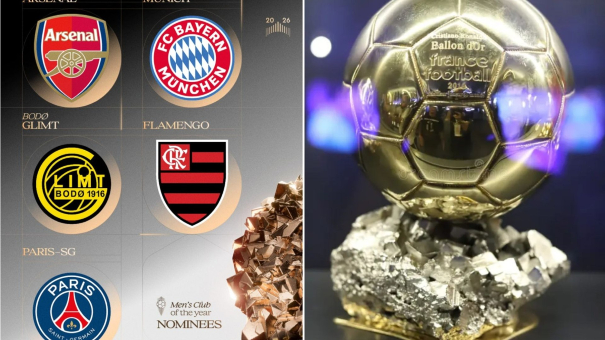 Ningún equipo español nominado a Mejor Club en el Balón de Oro 2026