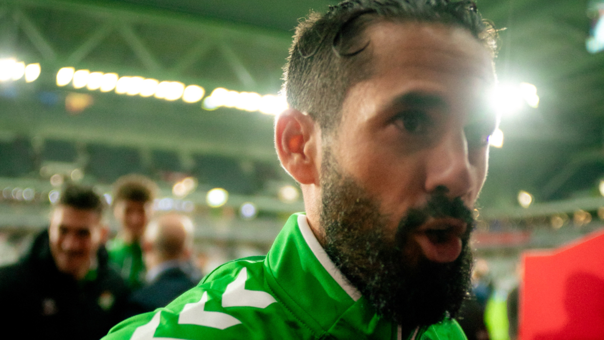 Isco celebra su récord de Champions a lo grande