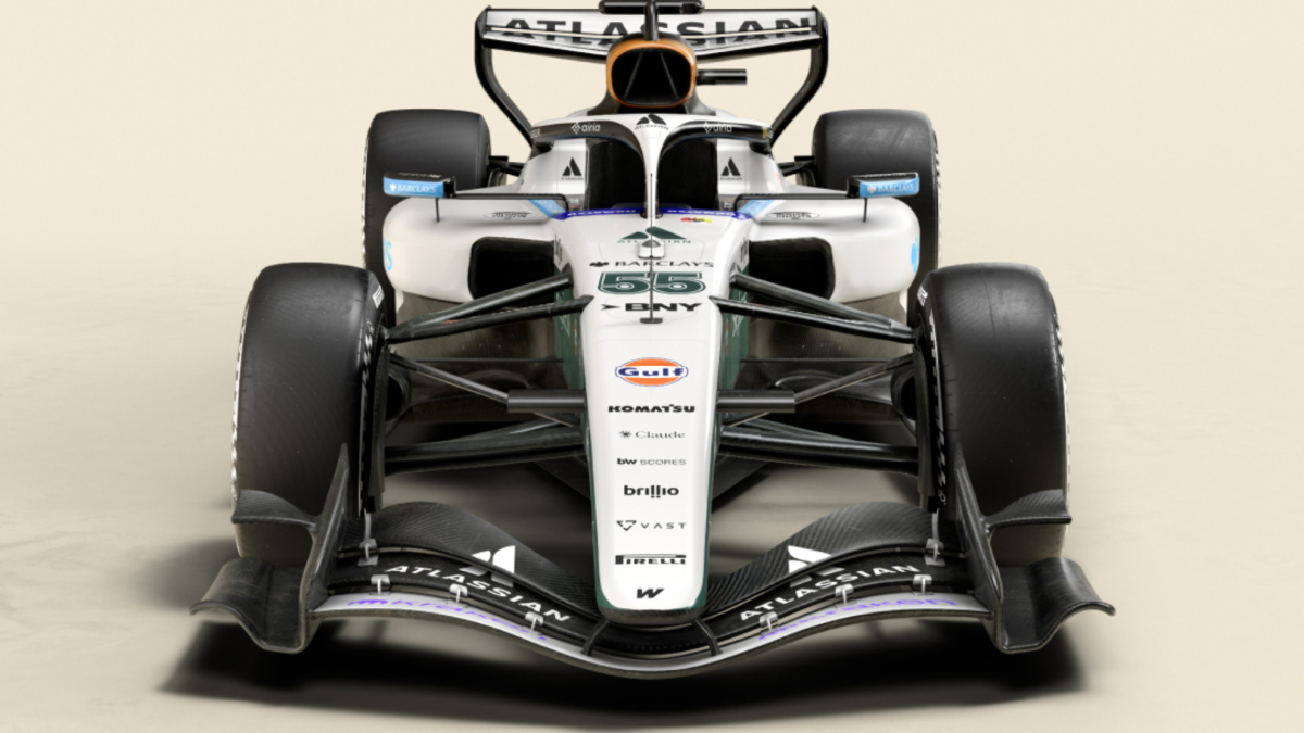 Williams presenta la decorazione retro del FW48 per Sainz al Gran Premio di Spagna, ispirata al 1981