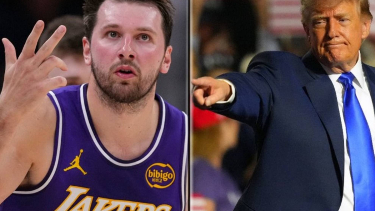 Trump critica el traspaso de Doncic a los Lakers durante una convención en Dallas
