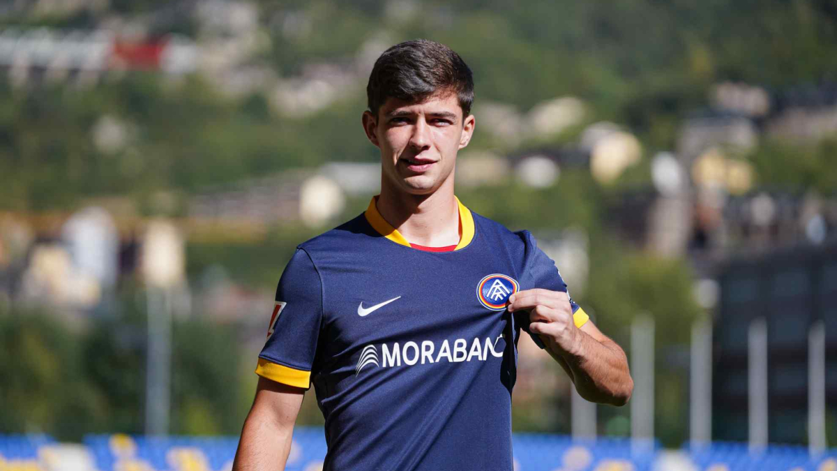 Diego Díaz confía en revertir el inicio del Andorra: "En el vestuario no cabe duda, estamos todos muy tranquilos"