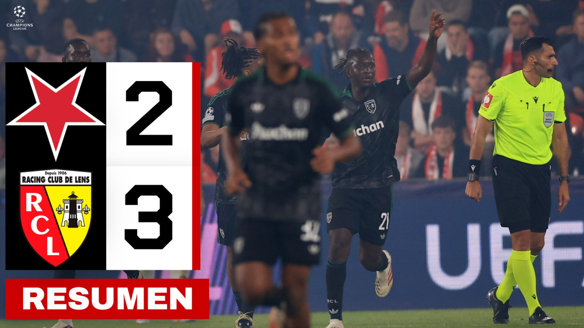 Slavia Praha 2-3 Lens: resumen y goles